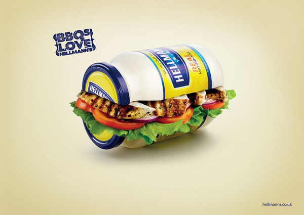 好樂門蛋黃醬平面廣告創(chuàng)意1