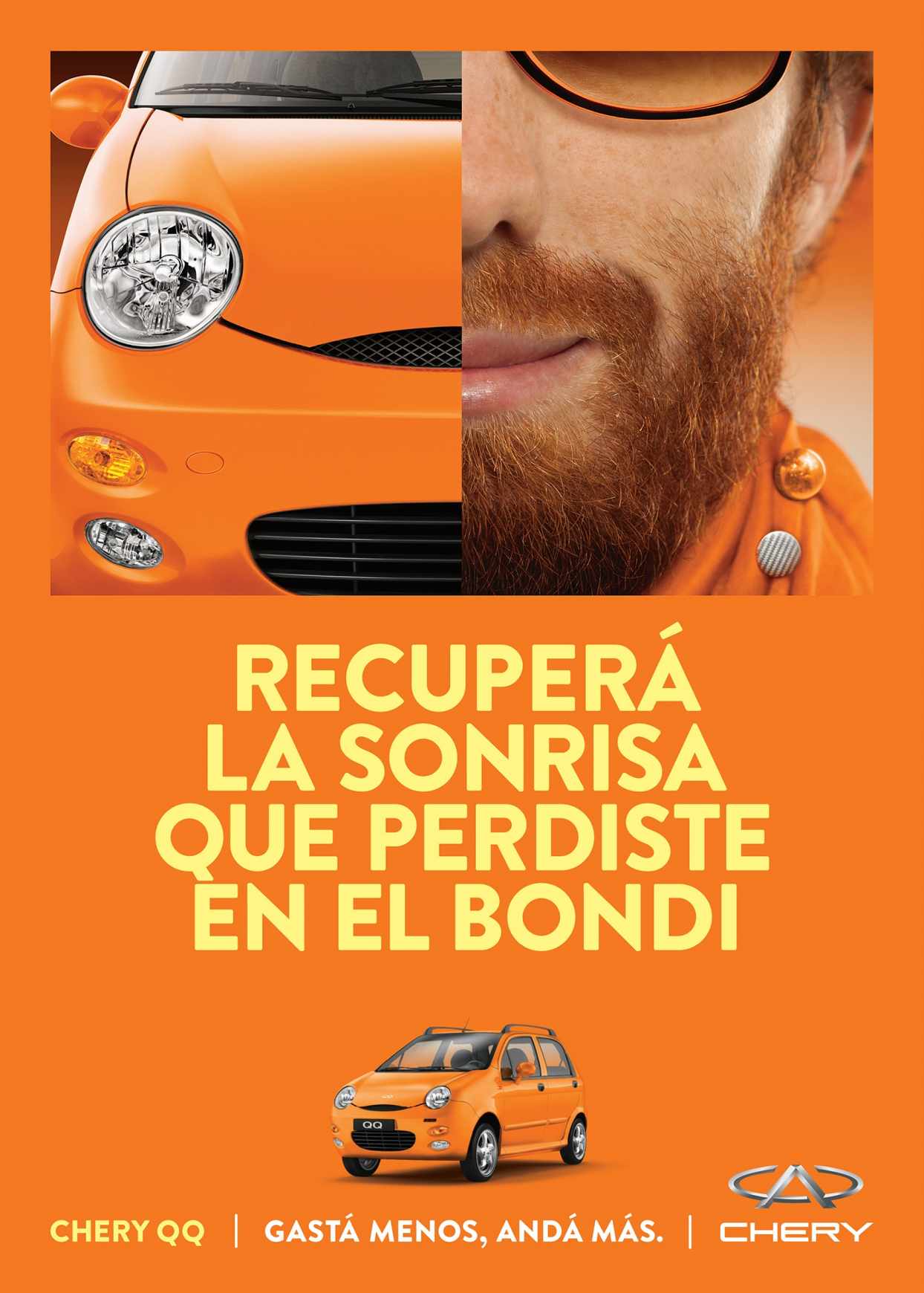 Chery 奇瑞QQ汽車國外廣告—上海廣告公司分享-公共汽車對比廣告