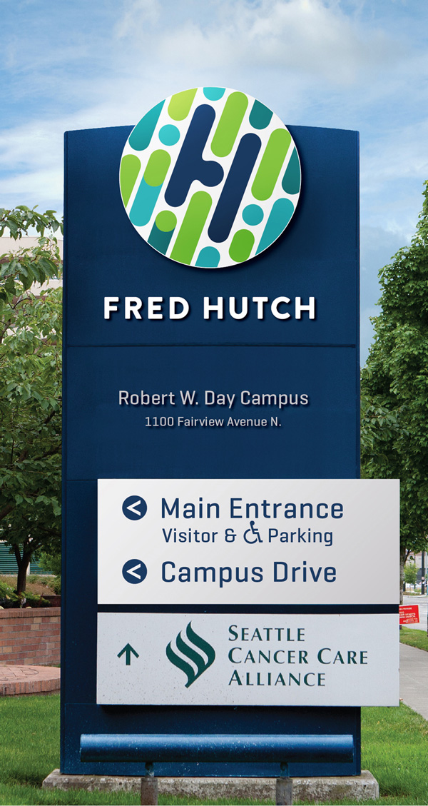 Fred Hutch 癌癥艾滋病疑難疾病研究治療中心（醫(yī)院）品牌形象設(shè)計(jì)-上海品牌標(biāo)志設(shè)計(jì)公司3-品牌形象設(shè)計(jì)