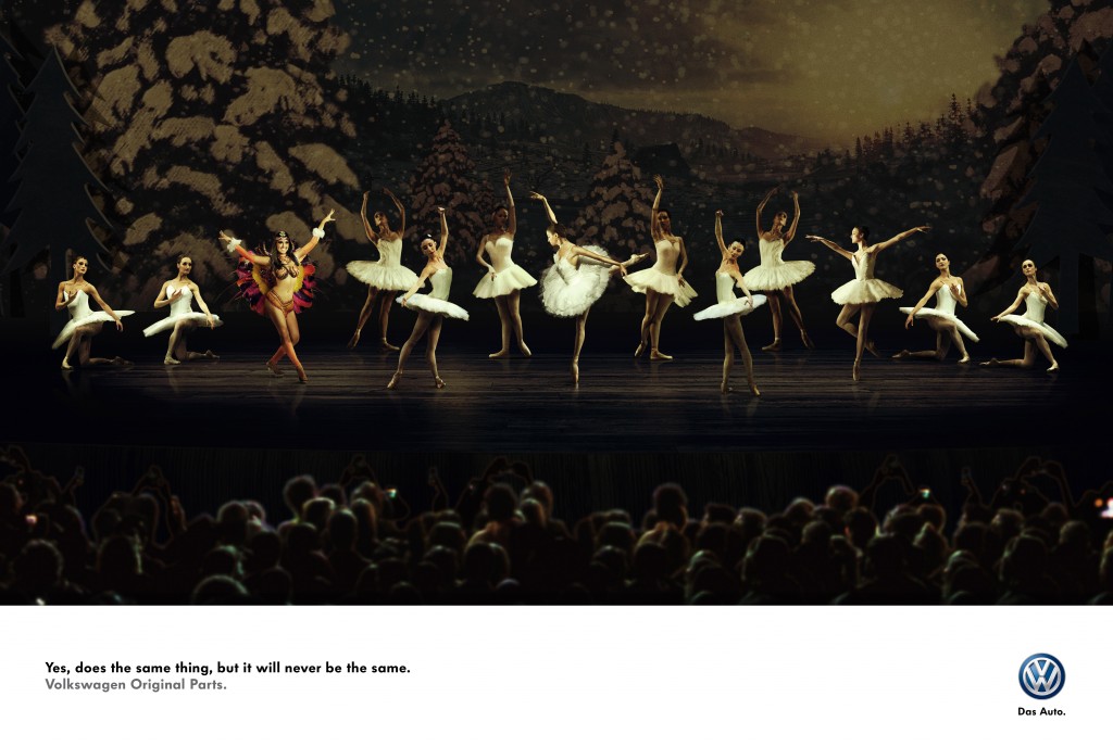 大眾汽車原裝配件人物篇平面廣告創(chuàng)意策劃-上海廣告策劃公司推薦-舞蹈篇