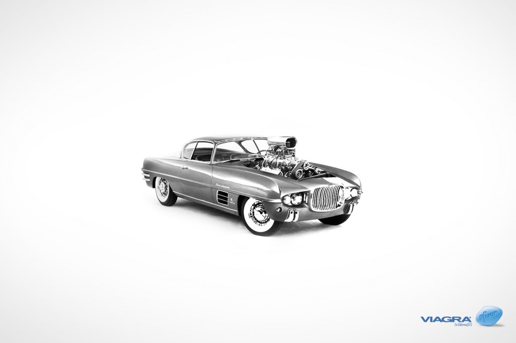 上海廣告設(shè)計(jì)公司分享Viagra 萬(wàn)艾可偉哥“老爺車(chē)新動(dòng)力”平面廣告創(chuàng)意設(shè)計(jì)1