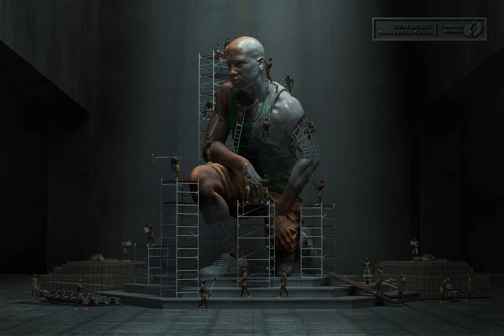 Cia Athletica 資產(chǎn)管理公司平面廣告男人篇-上海廣告設(shè)計(jì)公司創(chuàng)意設(shè)計(jì)