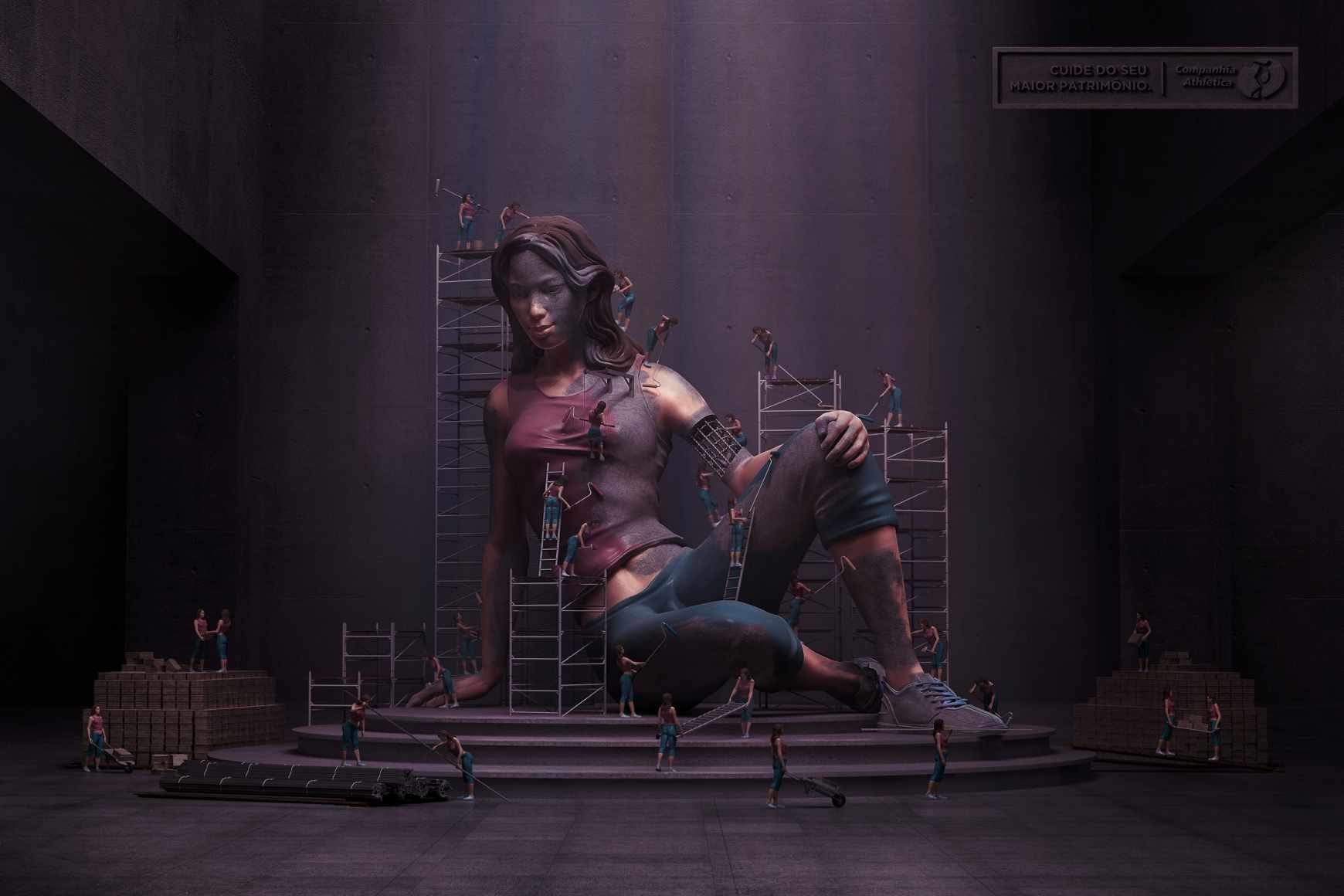 Cia Athletica 資產(chǎn)管理公司平面廣告-上海廣告設(shè)計公司創(chuàng)意設(shè)計-女人篇