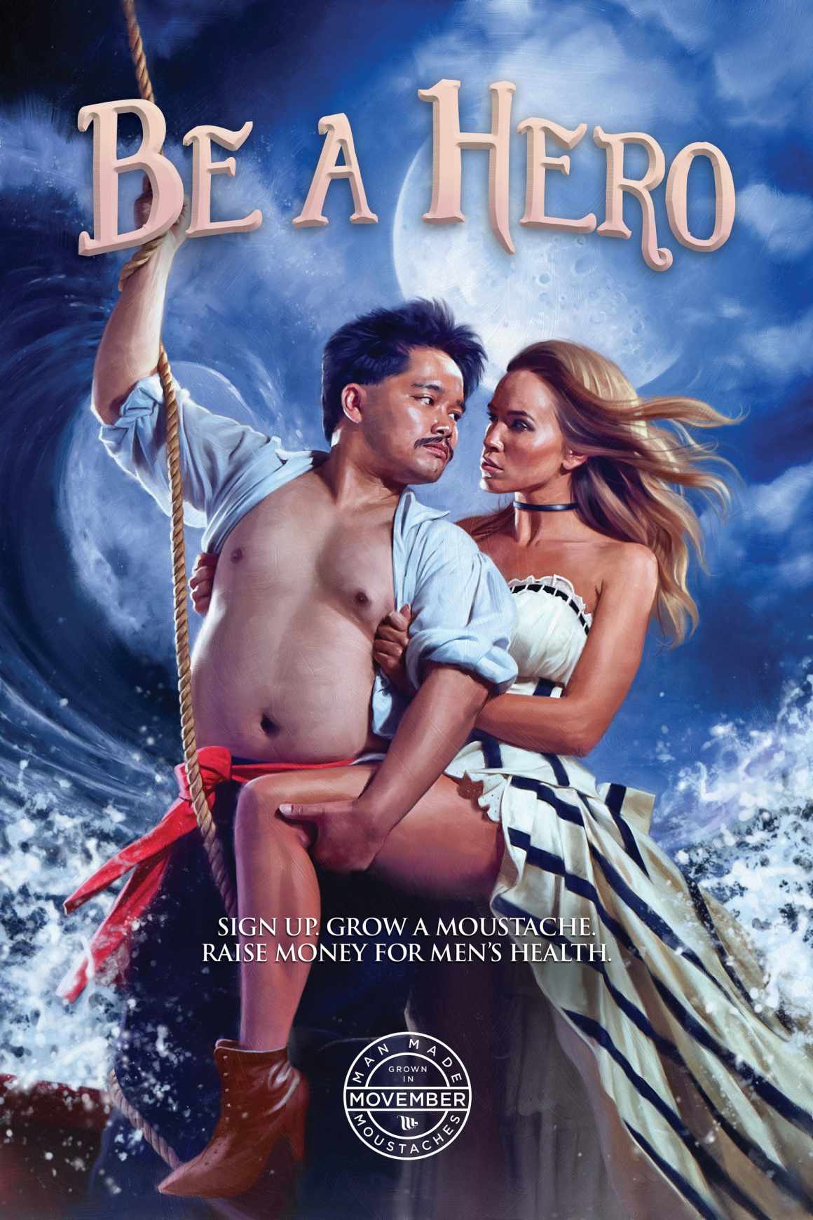 新西蘭Movember蓄須捐助男性健康平面海報(bào)廣告創(chuàng)意設(shè)計(jì)-上海廣告策劃公司“船篇”2