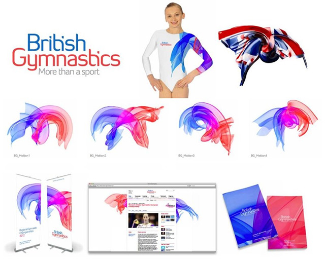 尚略上海VI設(shè)計公司設(shè)計方法-英國體操隊品牌VI設(shè)計之輔助圖形設(shè)計