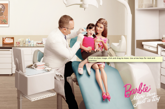 芭比娃娃“”巴比不只是玩具“平面廣告-媽媽篇-上海尚略廣告設(shè)計(jì)公司