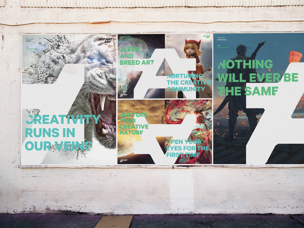 DeviantArt 中國在線藝術(shù)交易網(wǎng)站品牌形象設(shè)計-上海尚略品牌設(shè)計公司9