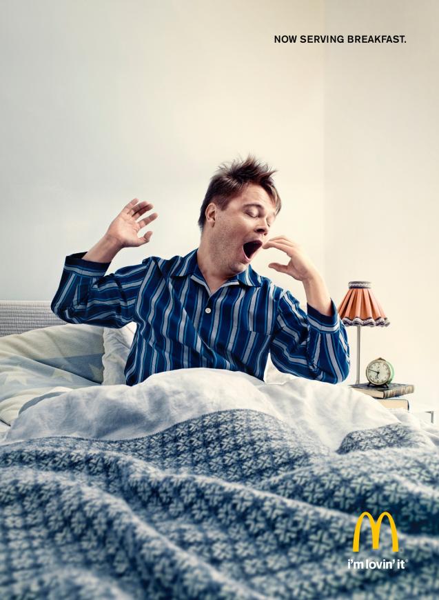 國(guó)外廣告設(shè)計(jì)欣賞——麥當(dāng)勞供應(yīng)早晨廣告1