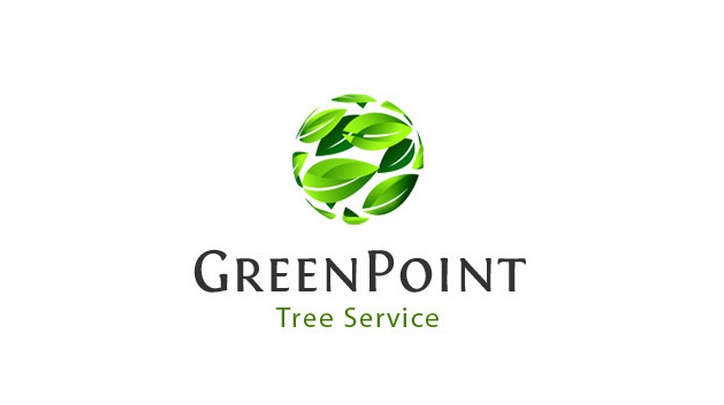 GreenPoint 綠點景觀綠化服務(wù)公司標志設(shè)計2-尚略廣告標志設(shè)計公司