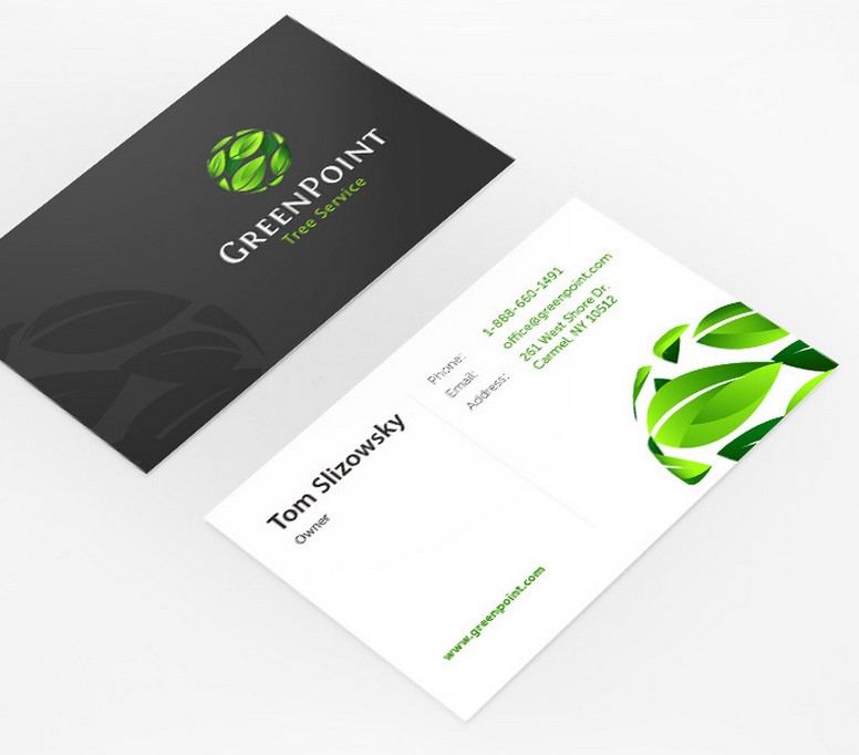 GreenPoint 綠點景觀綠化服務(wù)公司標志設(shè)計6-尚略廣告標志設(shè)計公司