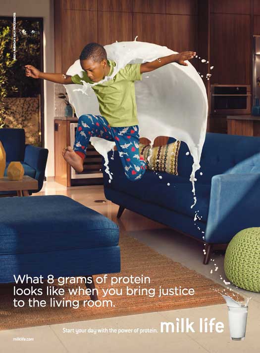 Milk Life. 牛奶廣告-2