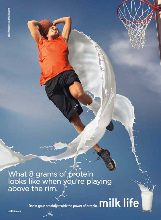 Milk Life. 牛奶廣告-4