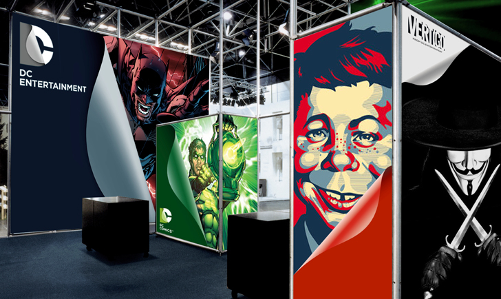 舞臺背景設(shè)計——DC動漫娛樂公司標(biāo)志、品牌VI形象設(shè)計5-尚略標(biāo)志設(shè)計公司、品牌設(shè)計公司