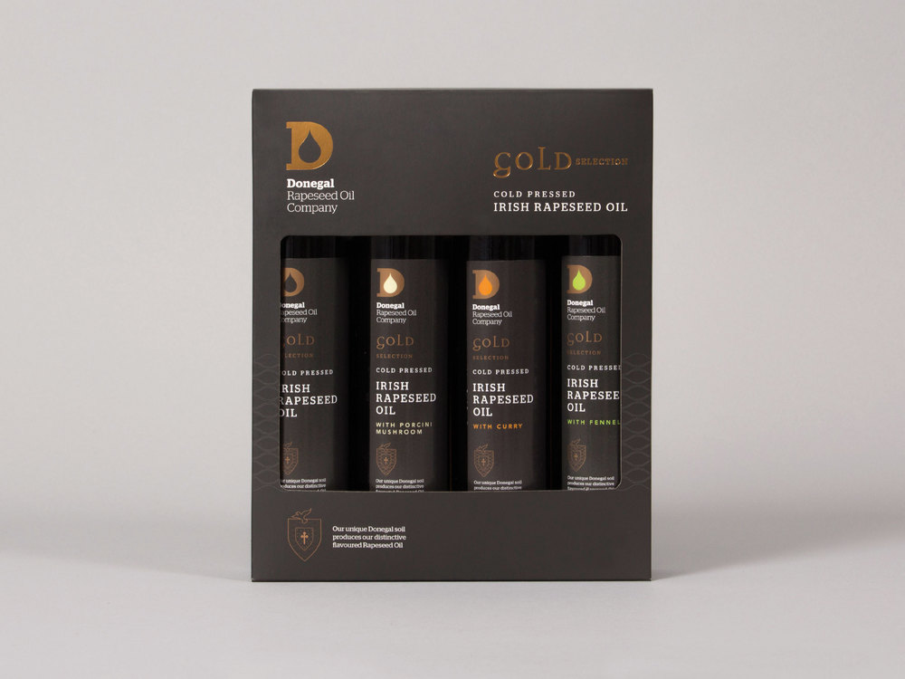 上海設(shè)計(jì)公司-多尼戈?duì)?Donegal Rapeseed Oil 菜籽油食用油禮盒包裝設(shè)計(jì) package DESIGN -尚略廣告上海品牌設(shè)計(jì)公司包裝設(shè)計(jì)公司
