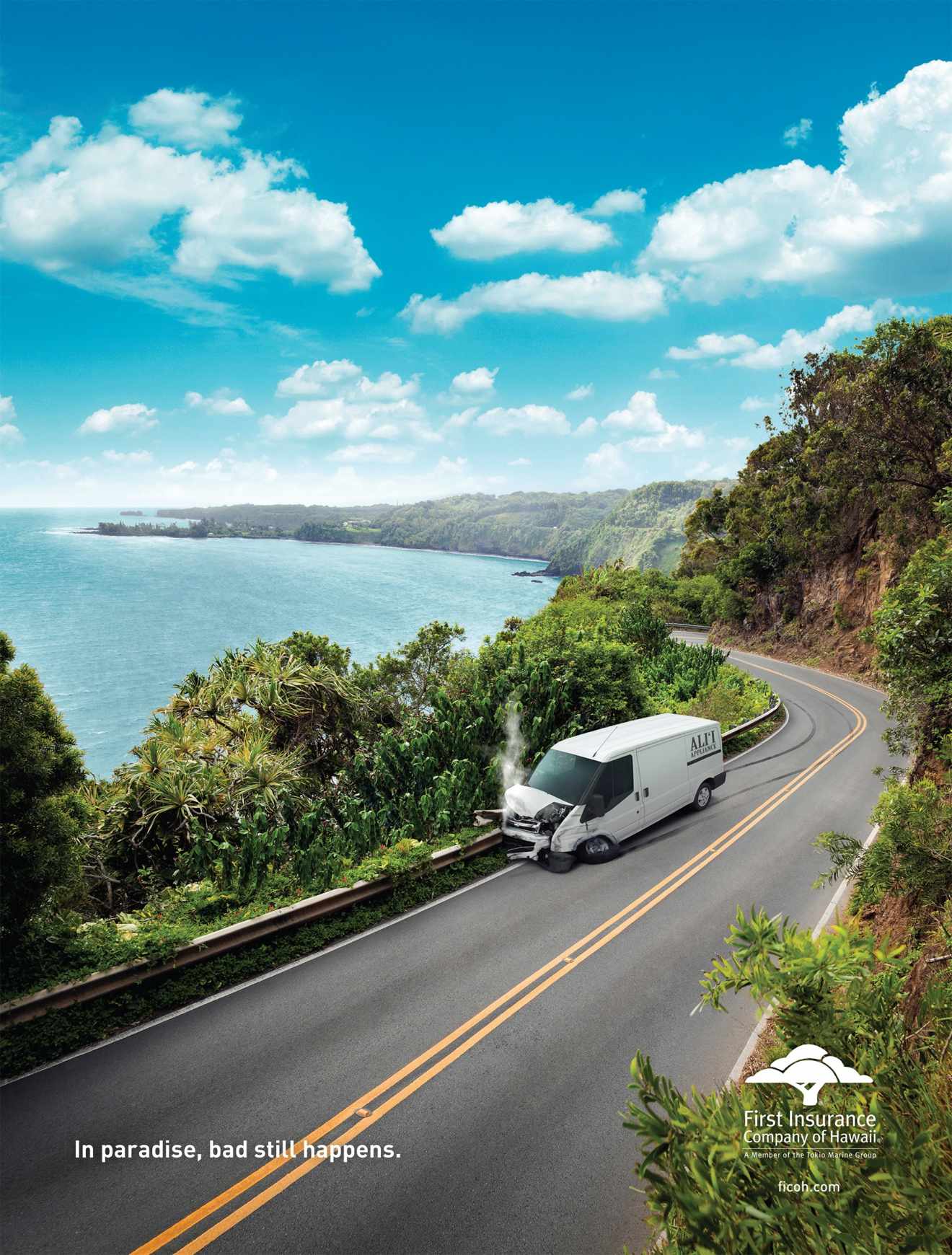 夏威夷保險平面廣告設(shè)計欣賞-旅游篇-尚略廣告中國上海策劃公司 