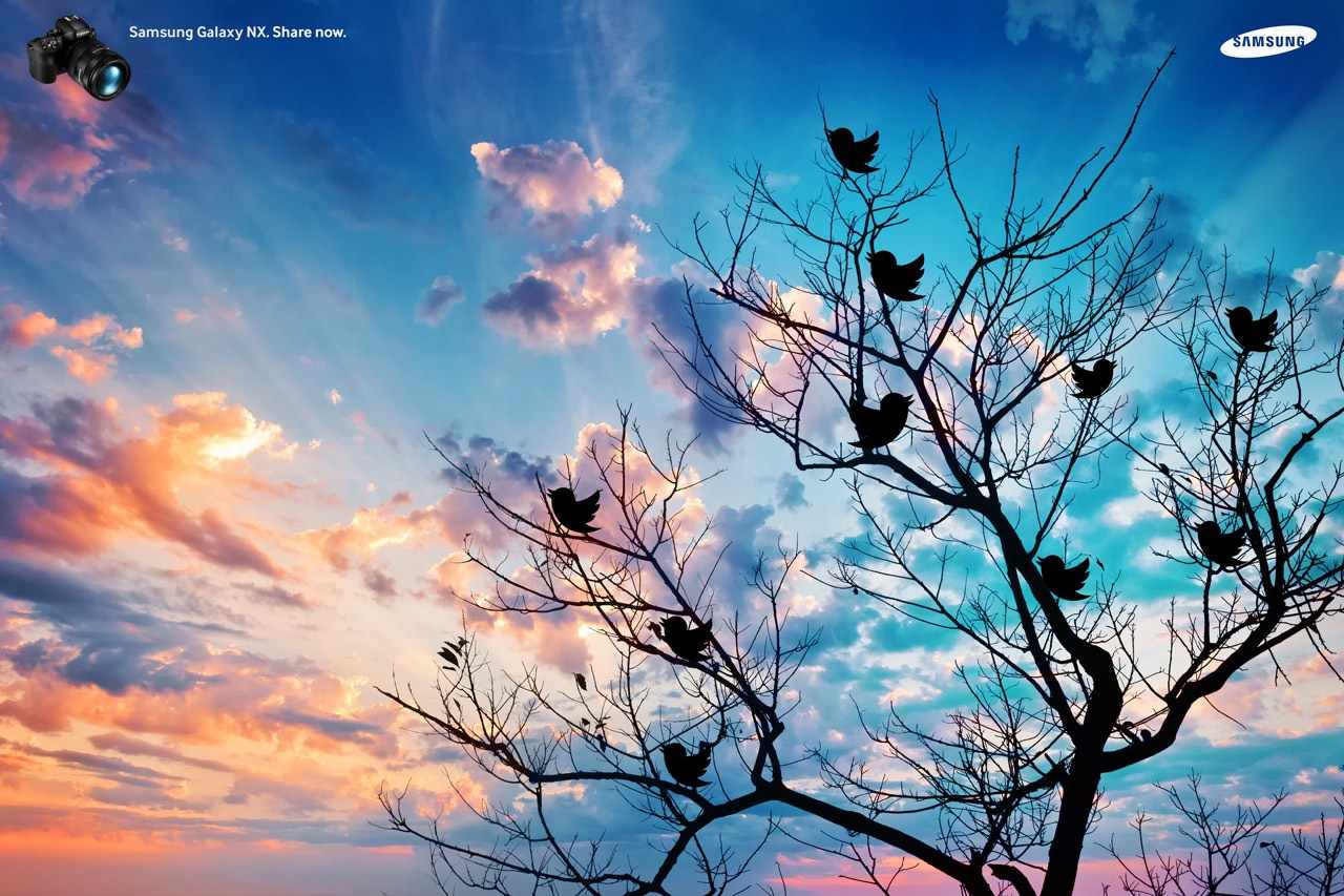 上海廣告設(shè)計公司廣告分享——三星相機廣告創(chuàng)意設(shè)計2