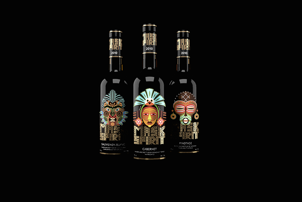 上海包裝設(shè)計(jì)公司設(shè)計(jì)分享——新西蘭Mask Spirit: 葡萄酒包裝設(shè)計(jì)1