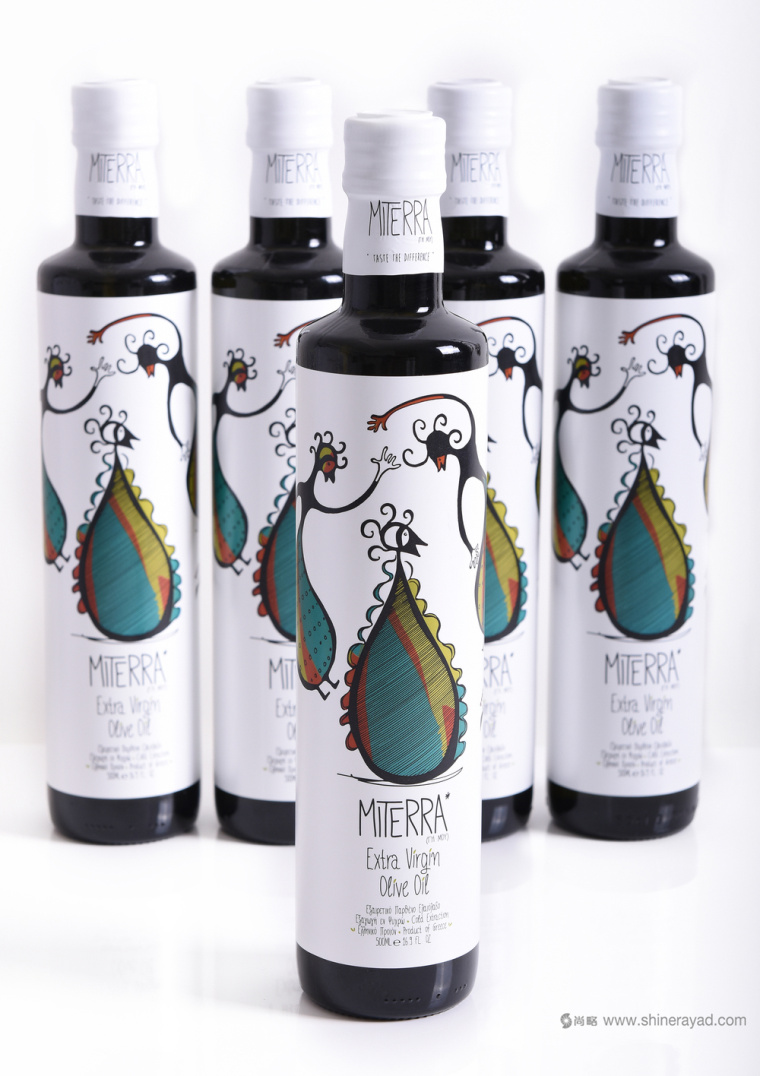 上海包裝設(shè)計公司設(shè)計欣賞：MITERRA祭祀女神版特級初榨橄欖油包裝設(shè)計2
