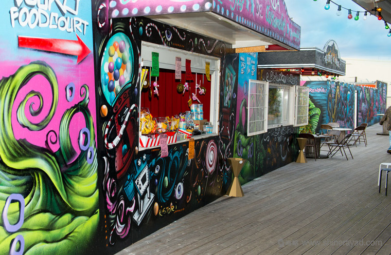 碼頭夜總會海洋生物文化墻壁紙插畫設(shè)計--上海品牌設(shè)計公司欣賞4