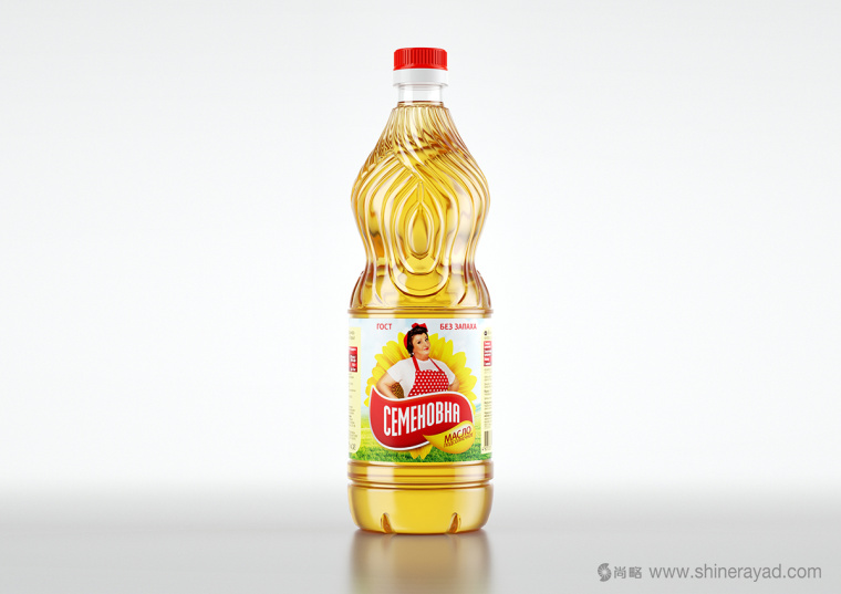 Семёновна 家庭主婦版葵花籽油食用油包裝設(shè)計(jì)-上海包裝設(shè)計(jì)公司設(shè)計(jì)欣賞3