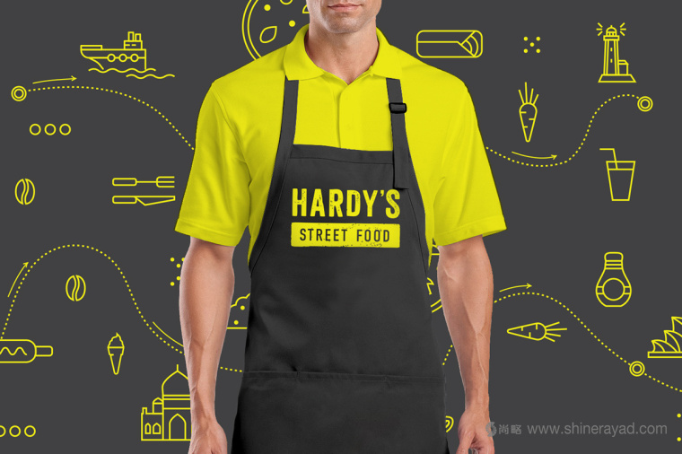 Hardy''s 咖啡漢堡披薩快餐連鎖餐飲品牌VI形象設(shè)計-上海餐飲品牌VI設(shè)計公司8