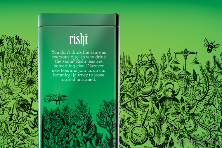 上海包裝設(shè)計(jì)公司設(shè)計(jì)欣賞：RISHI 鋁罐茶葉包裝設(shè)計(jì)2