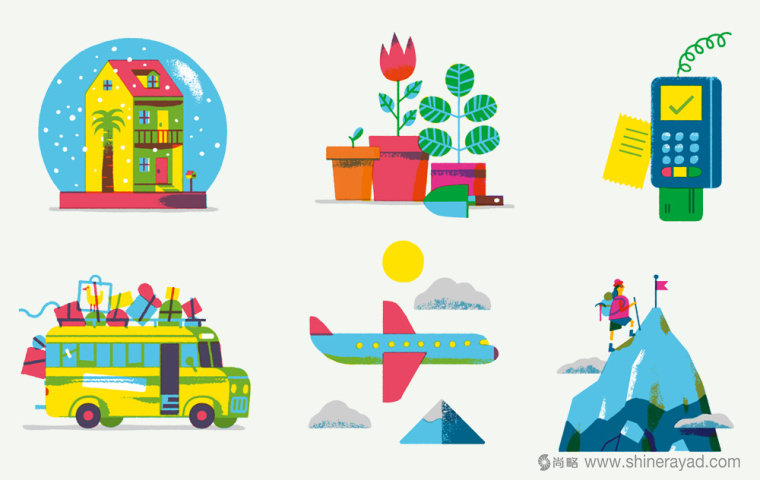 澳大利亞央行私人業(yè)務(wù)銀行品牌VI設(shè)計-品牌插圖設(shè)計-上海LOGO設(shè)計公司4