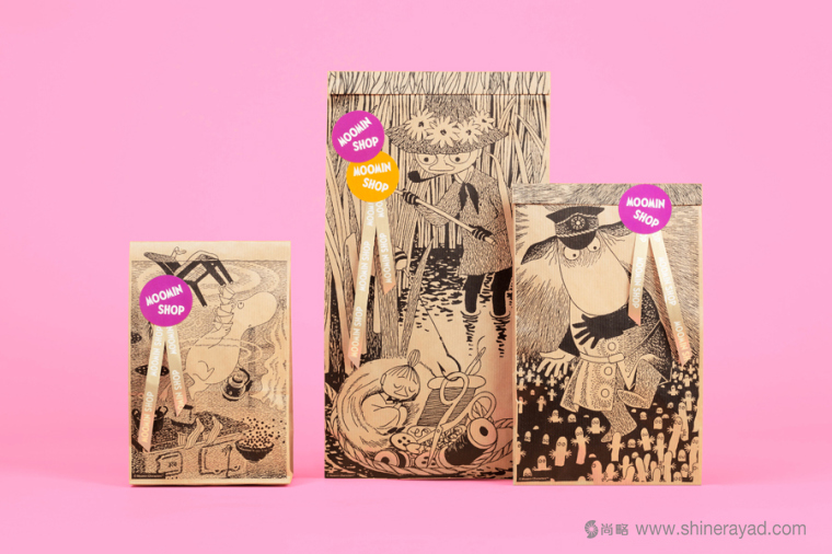 Moomin 姆敏一族卡通手繪漫畫風(fēng)格牛皮紙禮盒設(shè)計(jì)-上海平面設(shè)計(jì)公司-上海包裝設(shè)計(jì)公司2