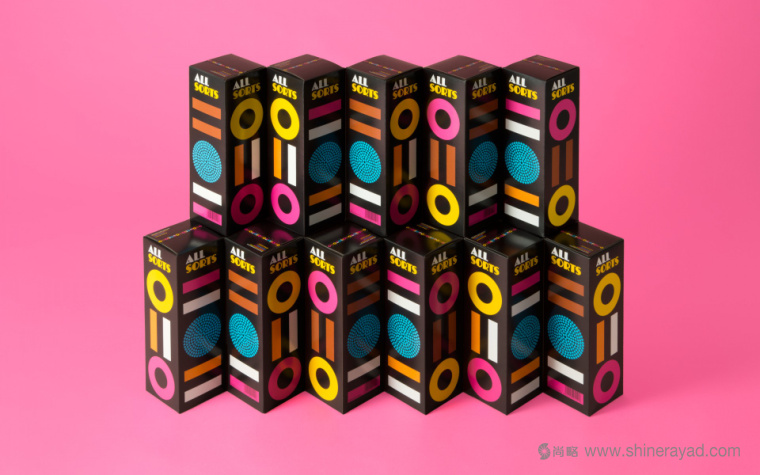 大膽俏皮幾何圖形ALL SORTS糖果包裝設(shè)計-上海包裝設(shè)計公司包裝佳作欣賞2