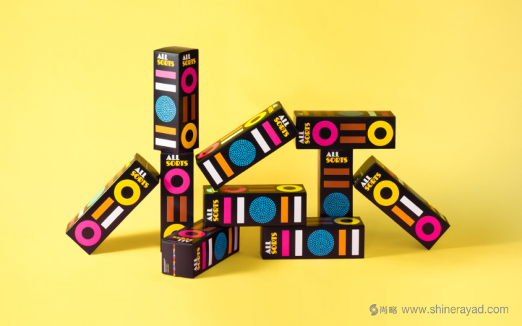 大膽俏皮幾何圖形ALL SORTS糖果包裝設(shè)計-上海包裝設(shè)計公司包裝佳作欣賞3