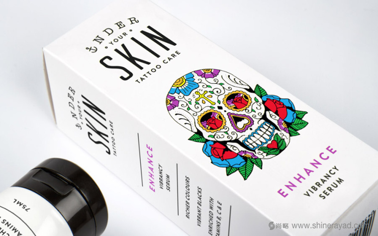 Skin 臉譜骷髏花朵護(hù)膚品化妝品包裝設(shè)計(jì)-上海包裝設(shè)計(jì)公司設(shè)計(jì)欣賞7