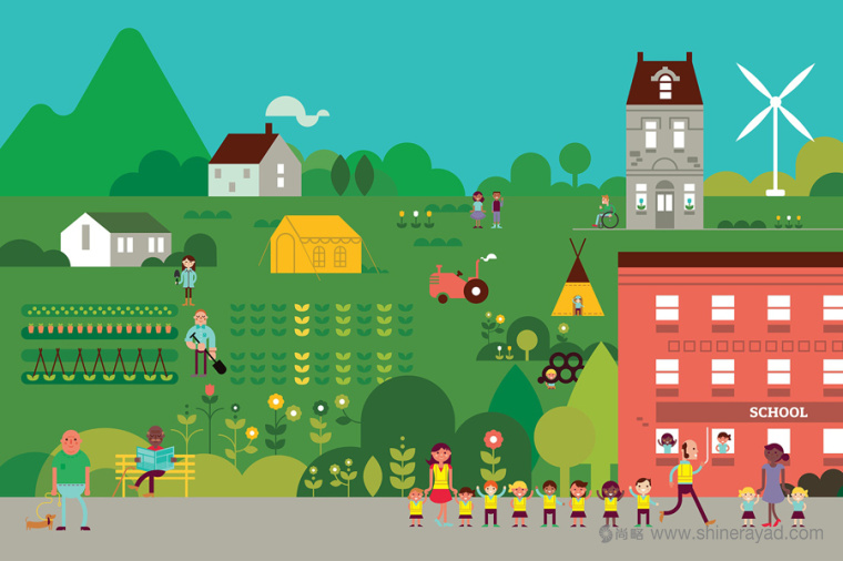 伊甸園公園品牌形象設(shè)計(jì)插畫設(shè)計(jì)-上海廣告設(shè)計(jì)公司-上海品牌形象設(shè)計(jì)公司3