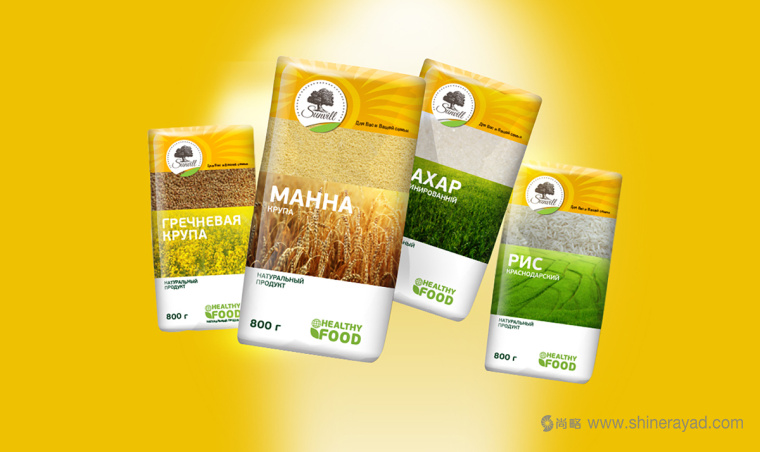 SUNVILLE 天然谷物有機大米雜糧包裝設(shè)計-上海包裝設(shè)計公司農(nóng)產(chǎn)品包裝設(shè)計欣賞7