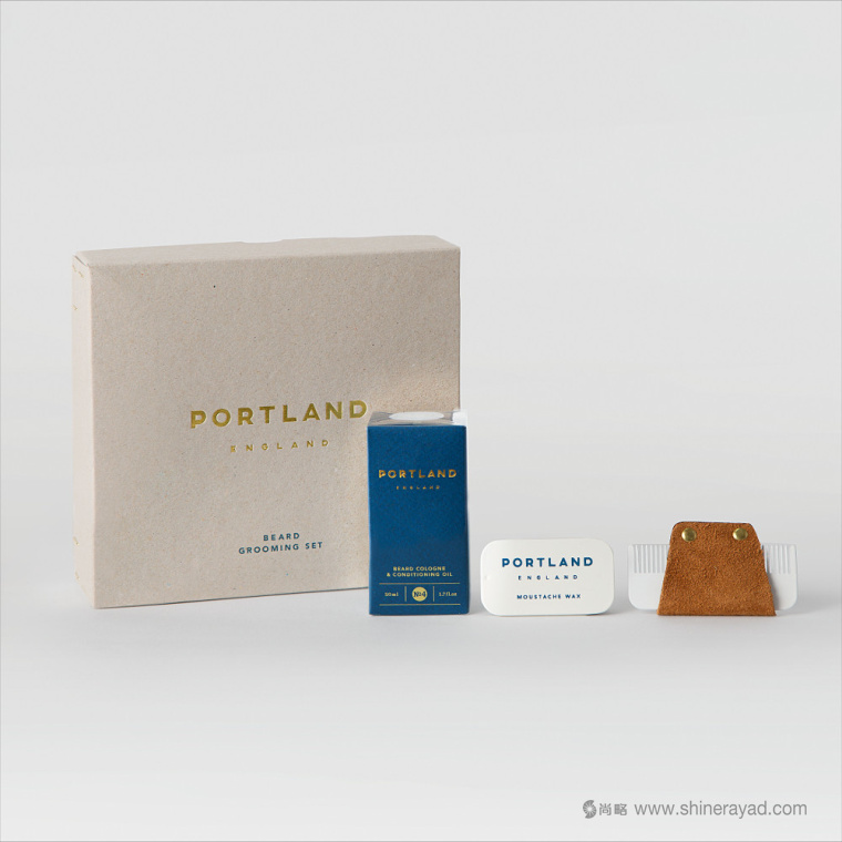上海包裝設(shè)計公司尚略分享：Portland 男士護膚品化妝品包裝設(shè)計7