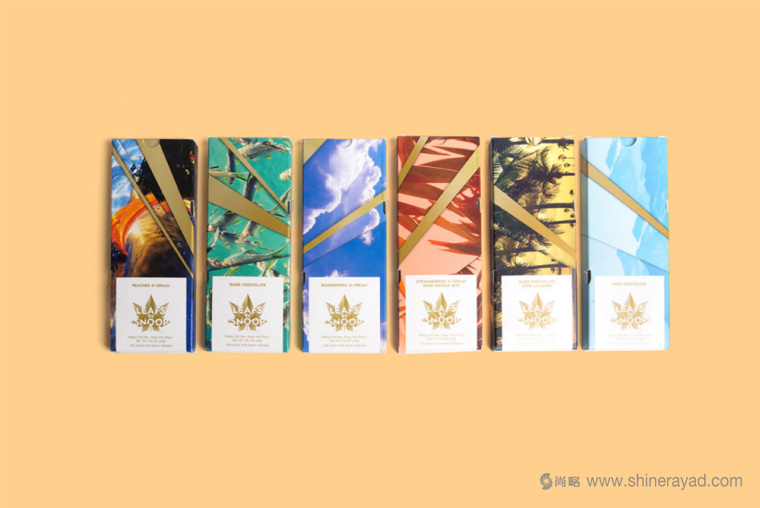 LEAFS BY SNOOP 大麻食品制品金色花朵包裝設(shè)計(jì)-上海包裝設(shè)計(jì)公司7