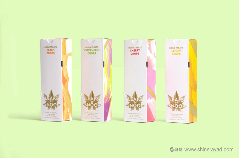LEAFS BY SNOOP 大麻食品制品金色花朵包裝設(shè)計(jì)-上海包裝設(shè)計(jì)公司10
