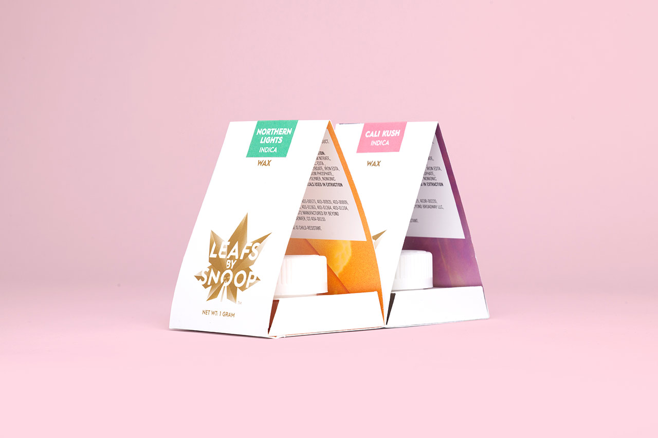 LEAFS BY SNOOP 大麻食品制品金色花朵包裝設(shè)計(jì)-上海包裝設(shè)計(jì)公司11