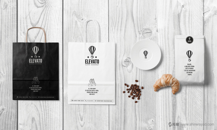 Elevato 咖啡連鎖店餐飲品牌形象設(shè)計(jì)-咖啡店VI設(shè)計(jì)16