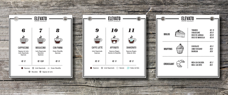 Elevato 咖啡連鎖店餐飲品牌形象設(shè)計(jì)-咖啡店VI設(shè)計(jì)21