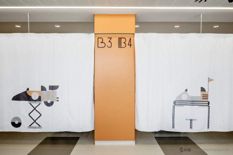 西班牙兒童腫瘤醫(yī)院Atencions內(nèi)部空間環(huán)境品牌形象設(shè)計(jì)與導(dǎo)視設(shè)計(jì)13