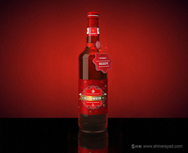 GLIHWEIN 葡萄酒喜慶干紅包裝設(shè)計(jì)-上海葡萄酒包裝設(shè)計(jì)公司紅酒包裝欣賞1