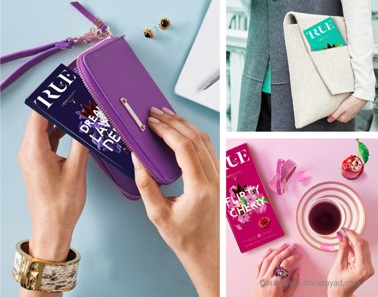 TRUE 花草口味巧克力包裝設(shè)計-上海食品包裝設(shè)計公司包裝設(shè)計品鑒5