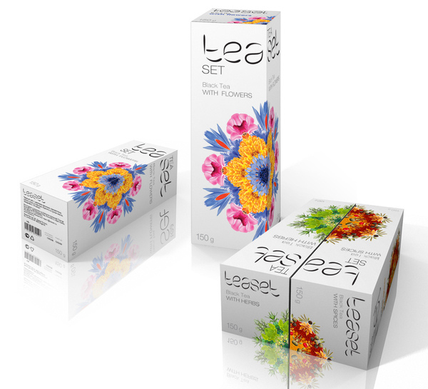 上海茶葉包裝設(shè)計(jì)公司設(shè)計(jì)欣賞：萬花筒風(fēng)格TEASET 花茶水果茶包裝設(shè)計(jì)3