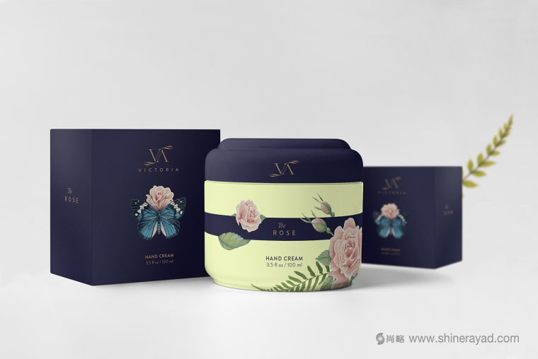 Victoria維多利亞高端女士美容化妝品護(hù)膚品洗浴產(chǎn)品包裝設(shè)計-上海化妝品包裝設(shè)計公司2