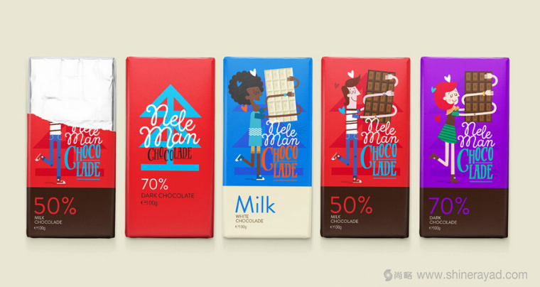 上海包裝設(shè)計公司設(shè)計欣賞:橡皮筋手臂人物插畫設(shè)計風(fēng)格Neleman 巧克力包裝設(shè)計2 上海包裝設(shè)計公司設(shè)計欣賞:橡皮筋手臂人物插畫設(shè)計風(fēng)格Neleman 巧克力包裝設(shè)計2