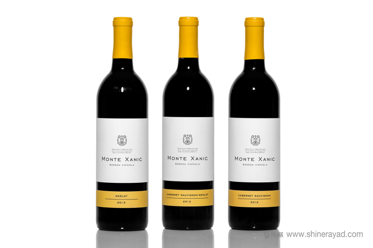 Monte Xanic 葡萄酒酒標設(shè)計-上海紅酒酒標設(shè)計公司7