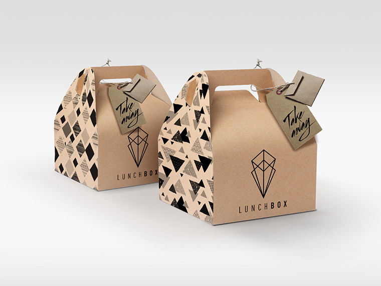 LunchBox 午餐盒子外賣快餐餐飲餐盒包裝設(shè)計-上海包裝設(shè)計公司5