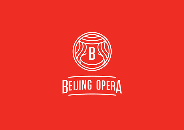 上海標志設計公司分享開普敦 Beijing Opera 中式餐廳標志組合設計