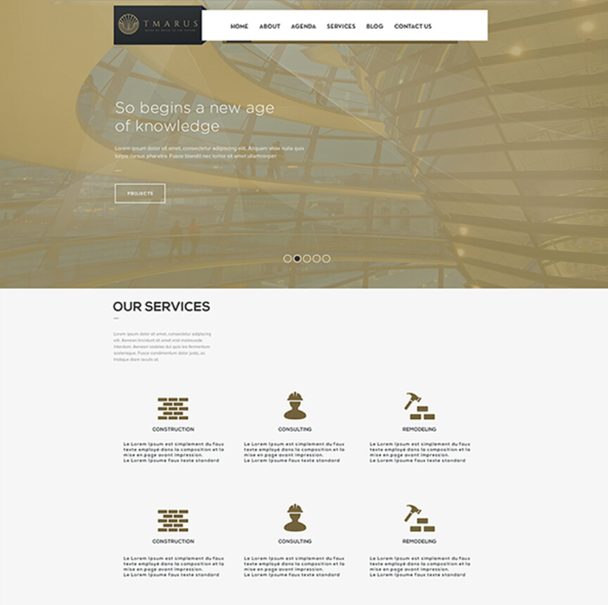上海logo設計公司分享TMARUS 建筑景觀設計公司網(wǎng)站設計1