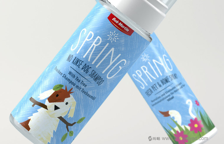 Bob Martin 寵物衛(wèi)生護理用品品牌春天系列包裝設(shè)計-上海包裝設(shè)計公司2 Bob Martin 寵物衛(wèi)生護理用品品牌春天系列包裝設(shè)計-上海包裝設(shè)計公司2